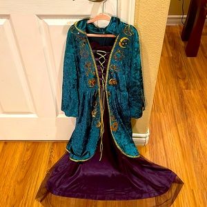 Hocus Pocus Mary Winifred girls size medium Halloween costume.  Wig included